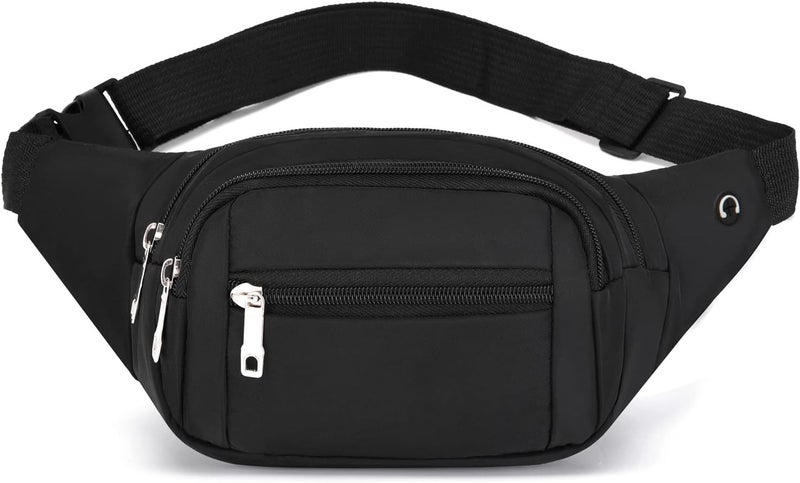 DAITET Crossbody Fanny Pack for Men&Women,Large Waist Bag & Hip Bum Bag with Adjustable Strap for Outdoors Workout Traveling Casual Running Hiking Cycling - Image 1